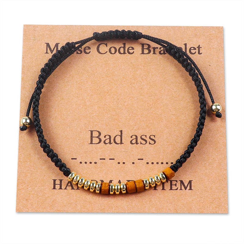 Bracelets en code Morse