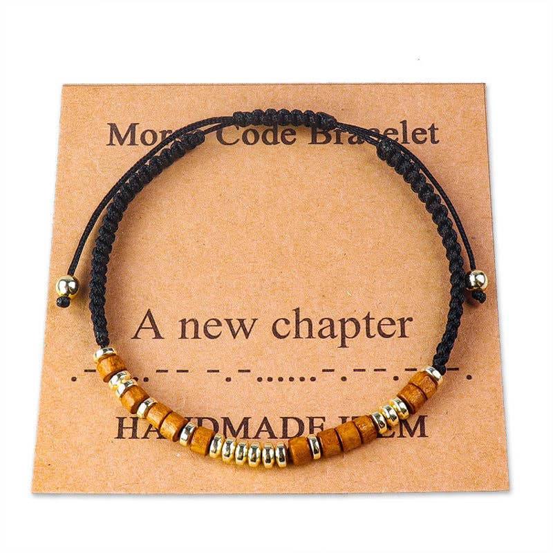 Bracelets en code Morse